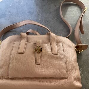 Tory Burch Pale Pink Leather Handbag